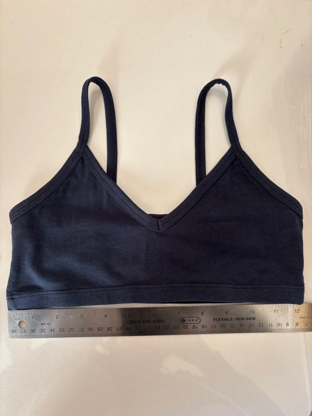 Jungmaven hemp and organic cotton Bralette in Navy, XS - Picture 7 of 10